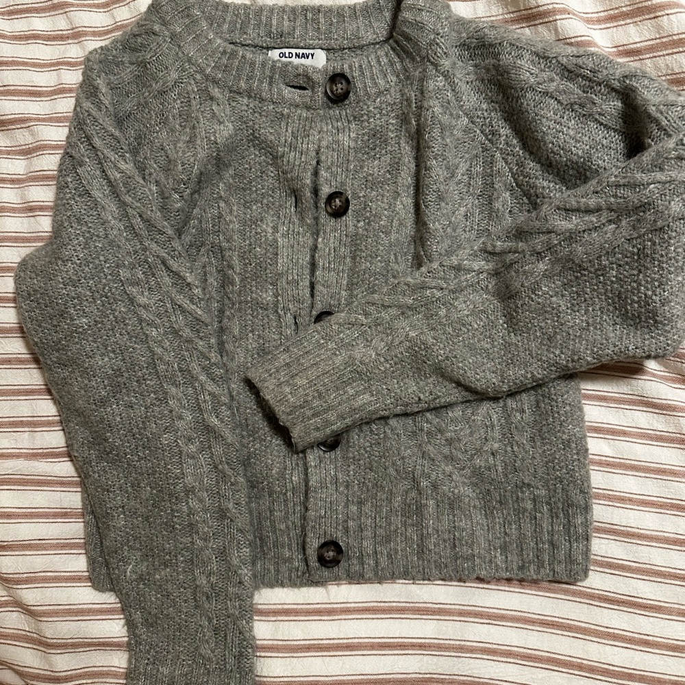 Old Navy Gray Women's Cardigan Sweater